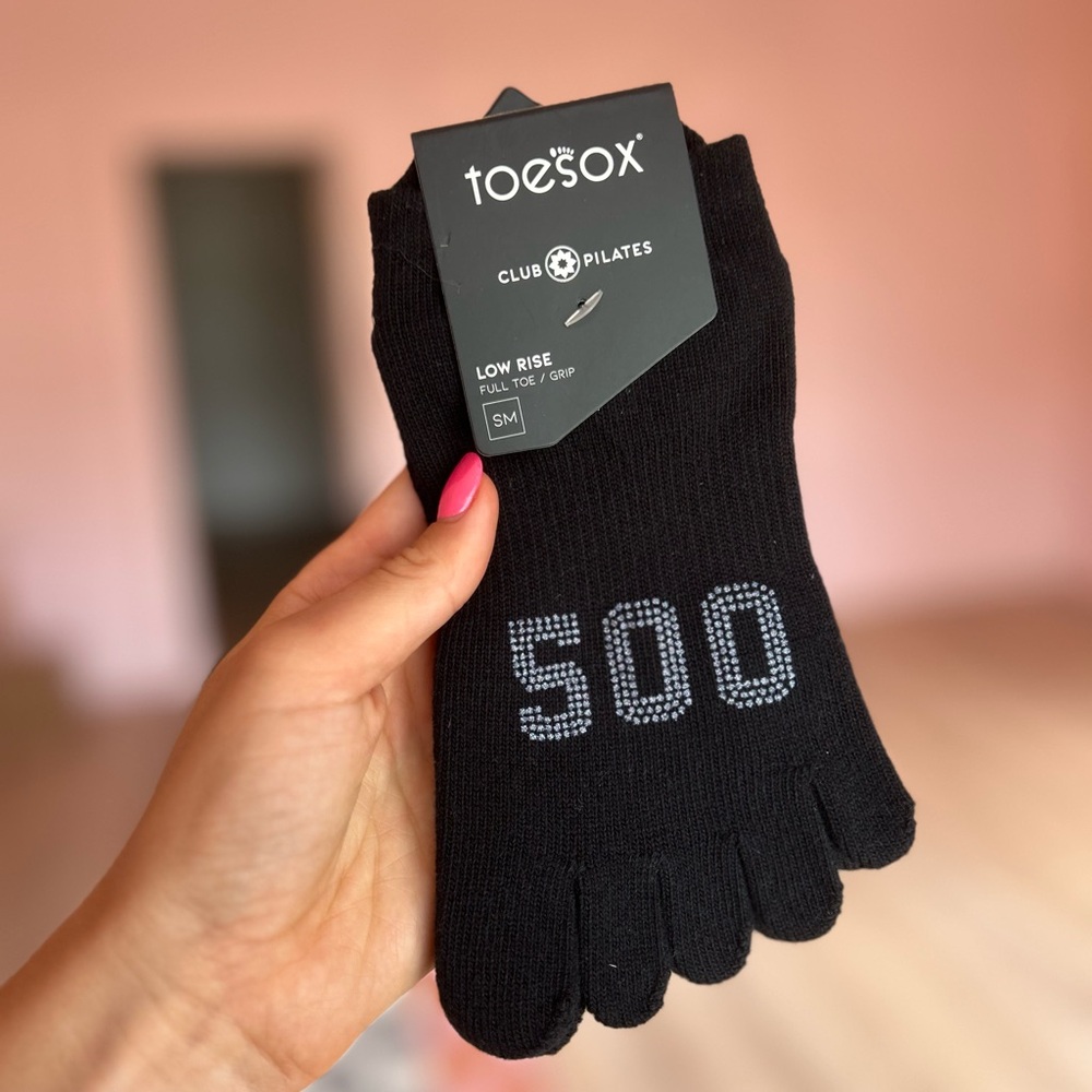 Club Pilates 500 Club Milestone Grip Socks!
